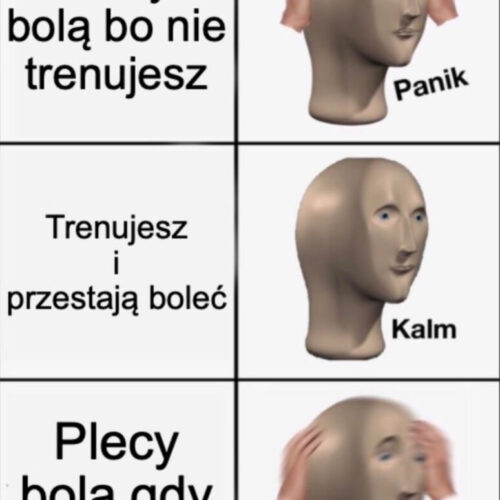 Budowanie sprawności nie oznacza życia bez bólu.