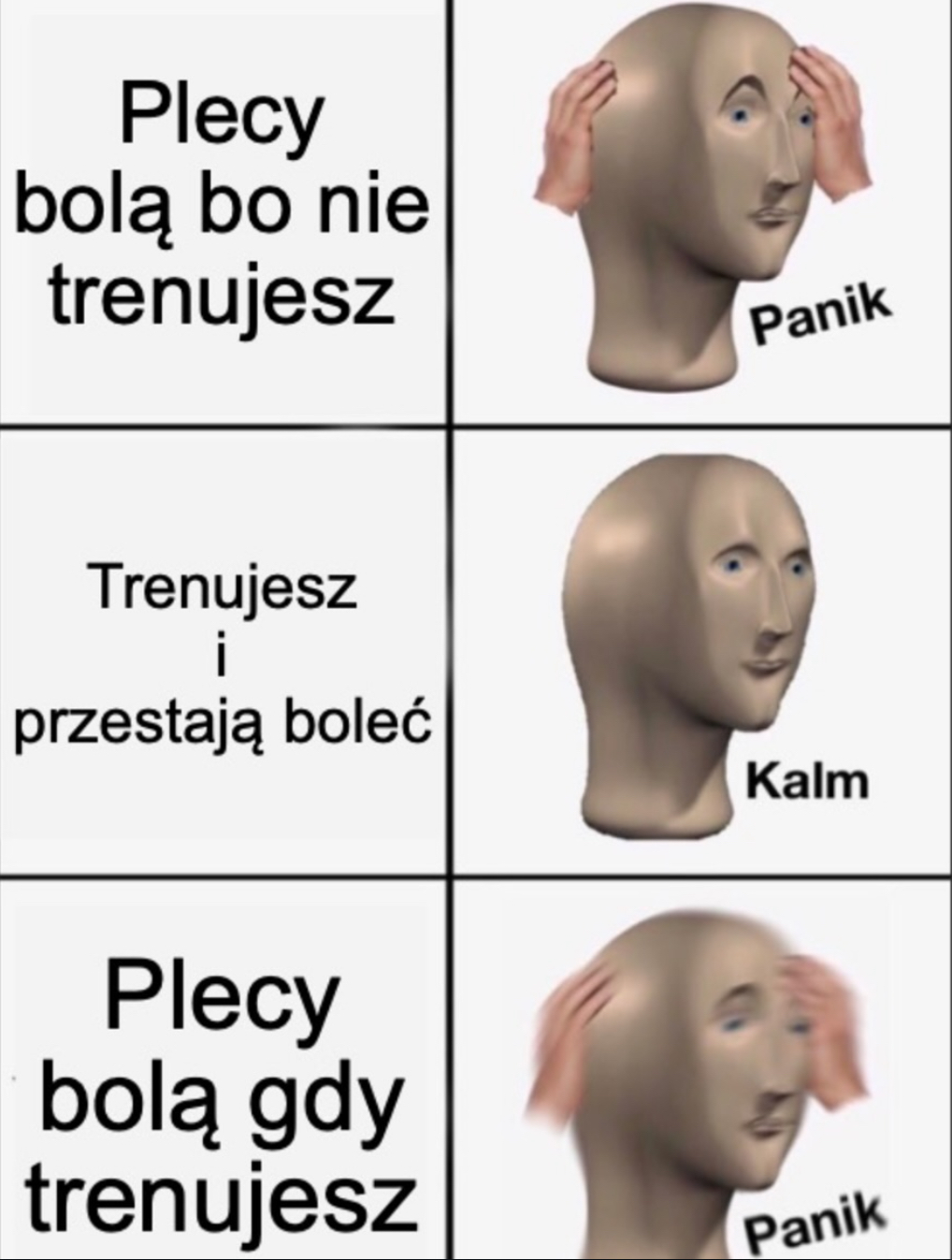 Budowanie sprawności nie oznacza życia bez bólu.